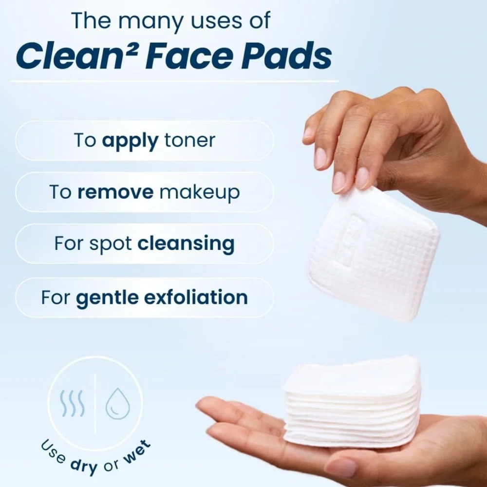 Clean 2 Extra Large Face Pads. *Cult Fave*